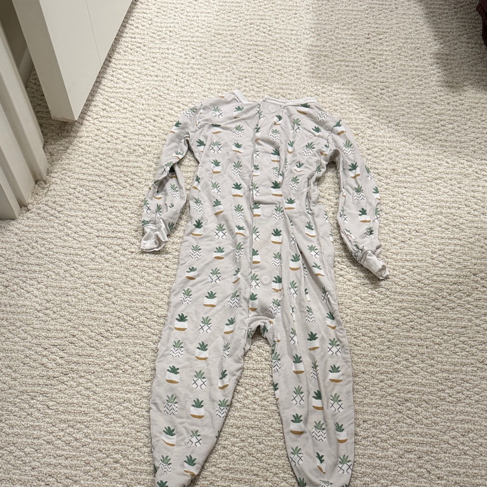 Magnetic Me Kids One Piece with Green and Tan Pattern